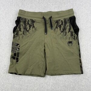Venum UFC Shorts Mens XL Green French Terry Fight Week MMA Sweat Shorts 8"